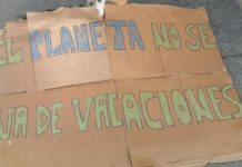 Fridays For Future 26/7/2019: El planeta no se va de vacaciones El planeta no se va de vacaciones - Fridays for Future