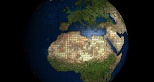 Representación del planeta Tierra