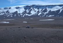Carta al futuro: Islandia homenajea su primer glaciar desaparecido Espacio del desaparecido glaciar Okjökull en Islandia