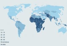Las cifras de supervivencia son más elevadas que nunca pero aún muere una embarazada o un recién nacido cada 11 segundos Mapa de mortalidad infantil en el mundo