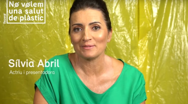La actriz Silvia Abril en la campaña sobre plásticos de Rezero