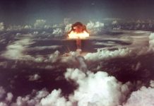 75 años de la masacre de Hiroshima y Nagasaki Explosión de bomba atómica