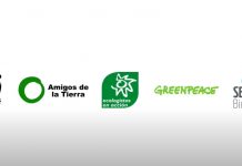 “Acción urgente para que los lobbies no controlen el bien común para su propio beneficio” Logotipos de asociaciones ecologistas